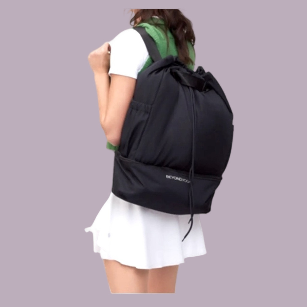 Beyond Yoga black Convertible Backpack, NEW with tags